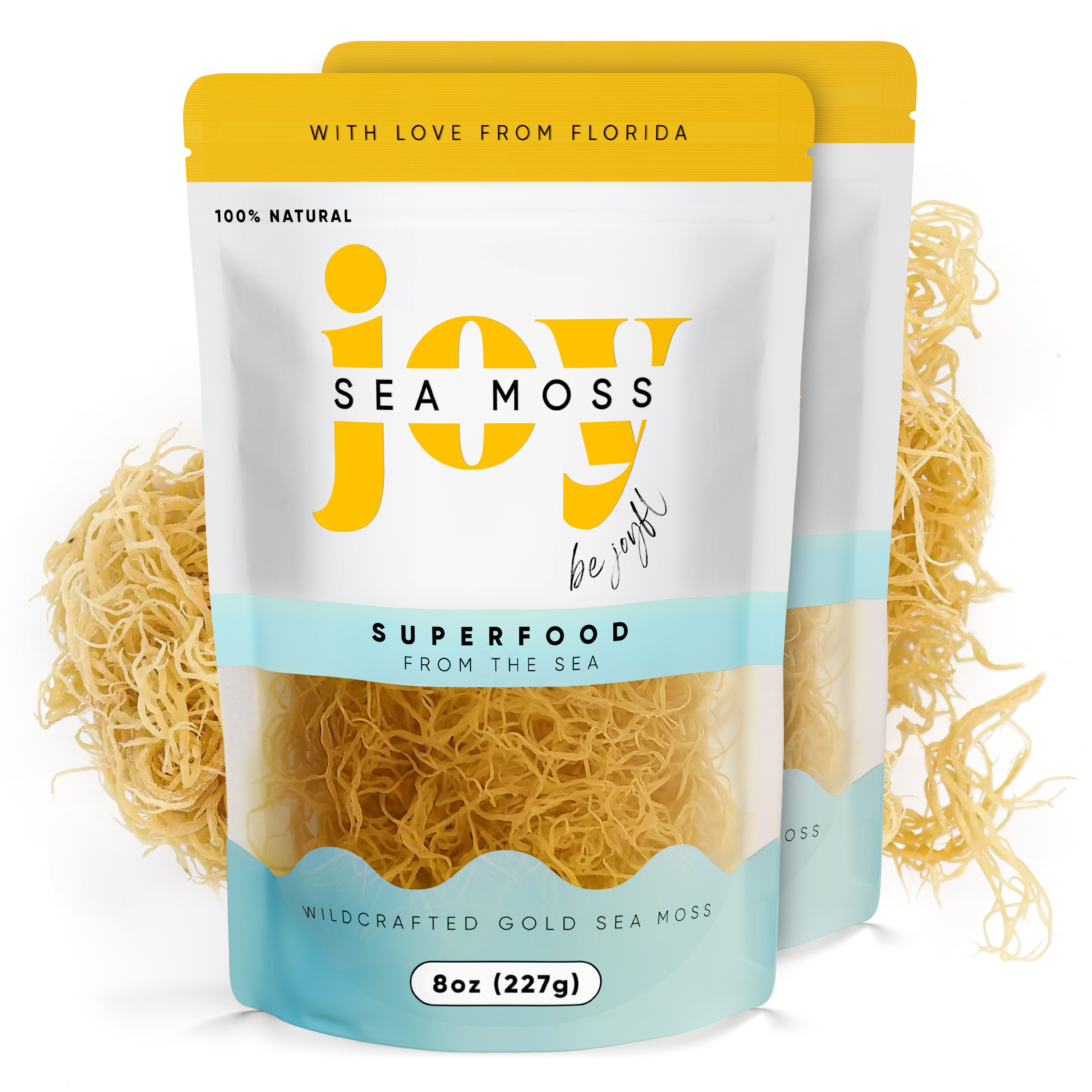 Wildcrafted Irish Sea Moss - 16oz (2 8oz Bags)