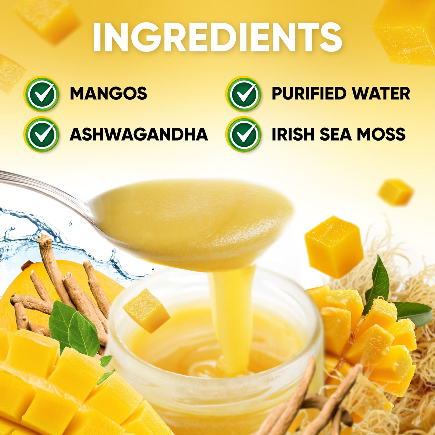 Mango Sea Moss Gel with Ashwagandha