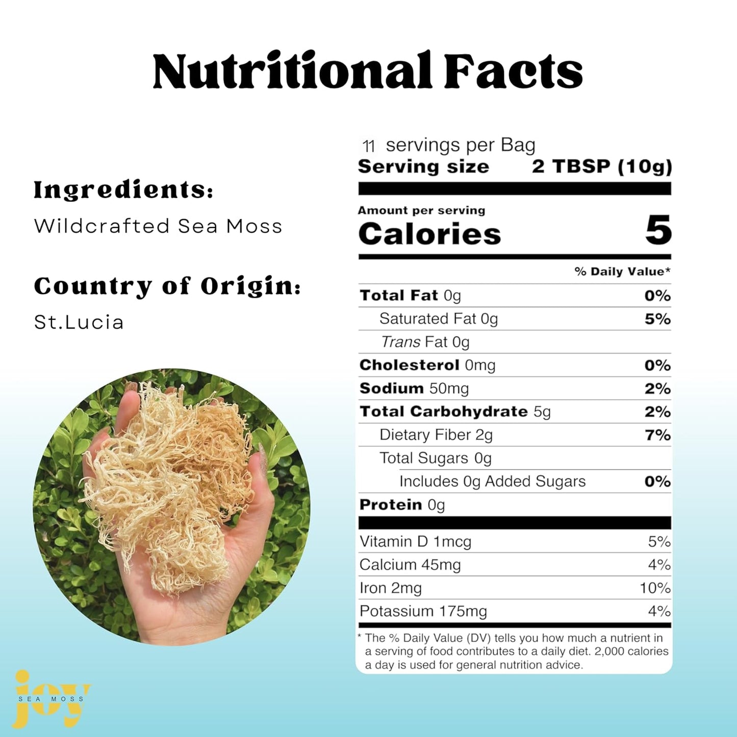 Wildcrafted Irish Sea Moss - 4oz Bag