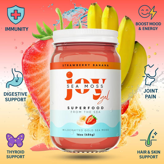 Strawberry Banana Sea Moss Gel