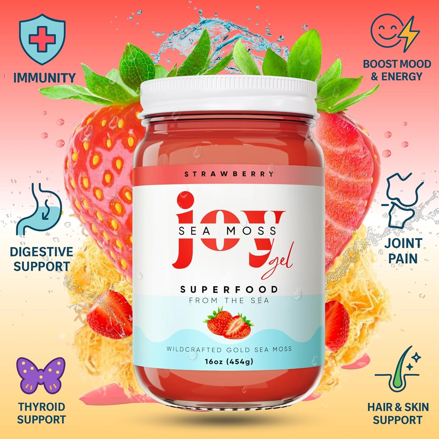 Strawberry Sea Moss Gel