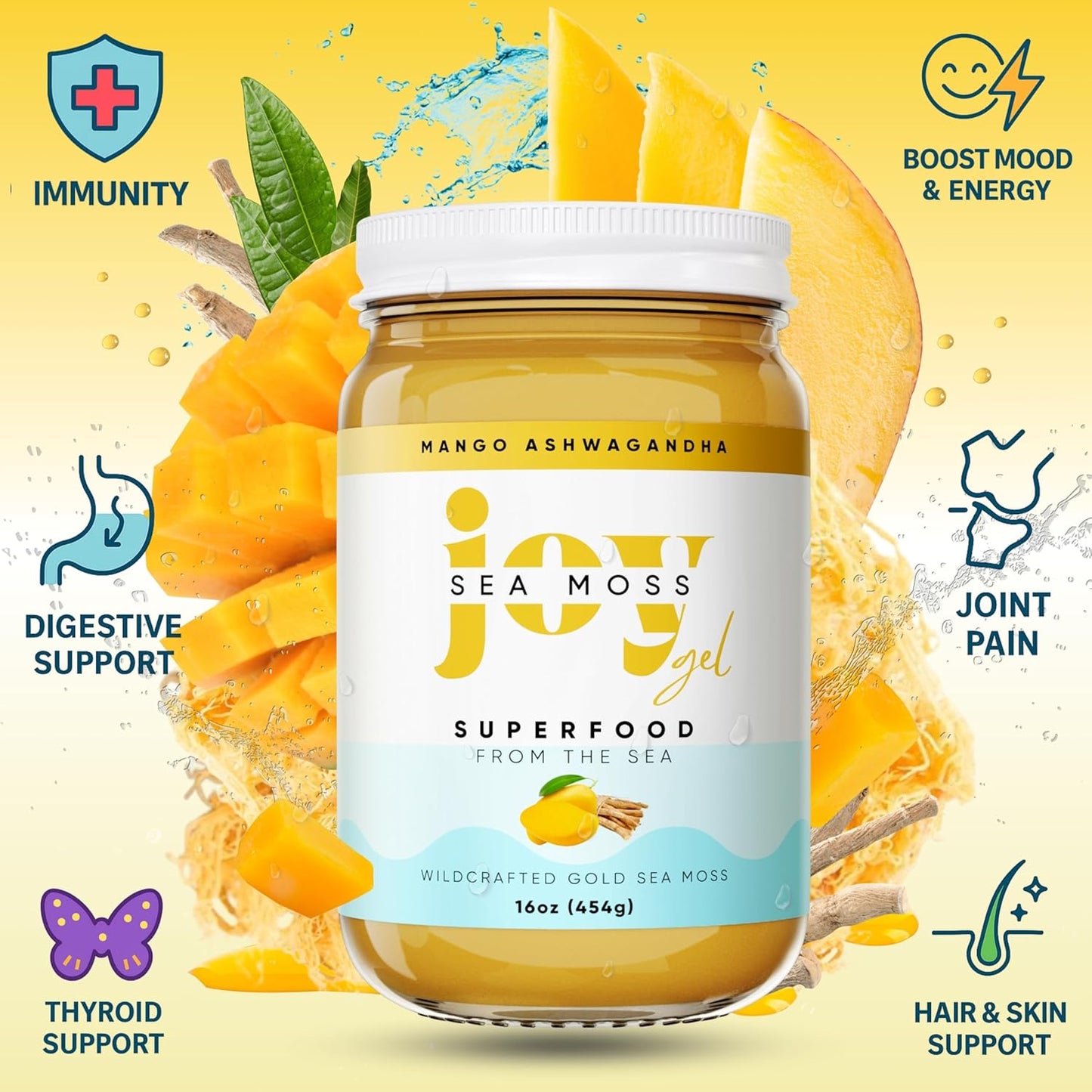 Mango Sea Moss Gel with Ashwagandha