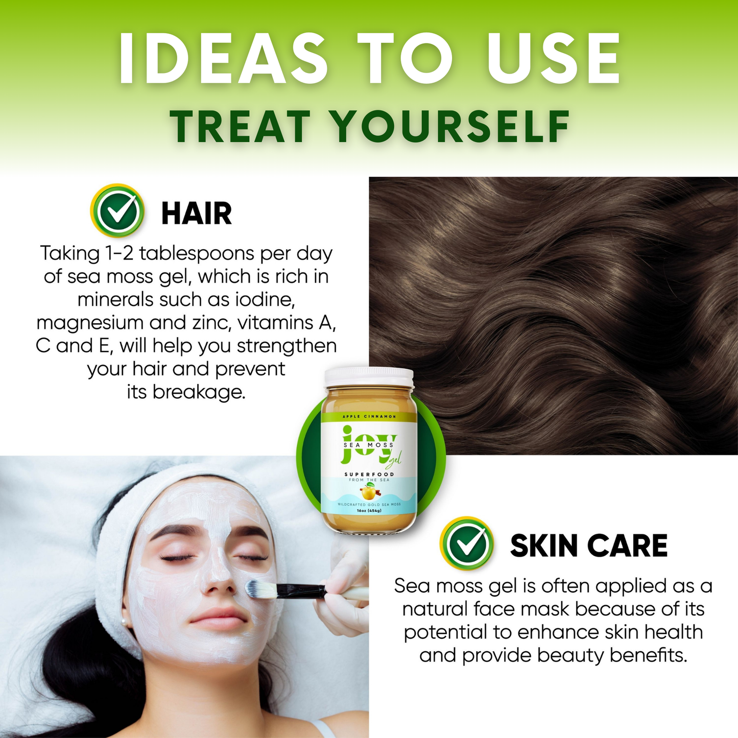 Apple Cinnamon Sea Moss Gel– Bejoyfl