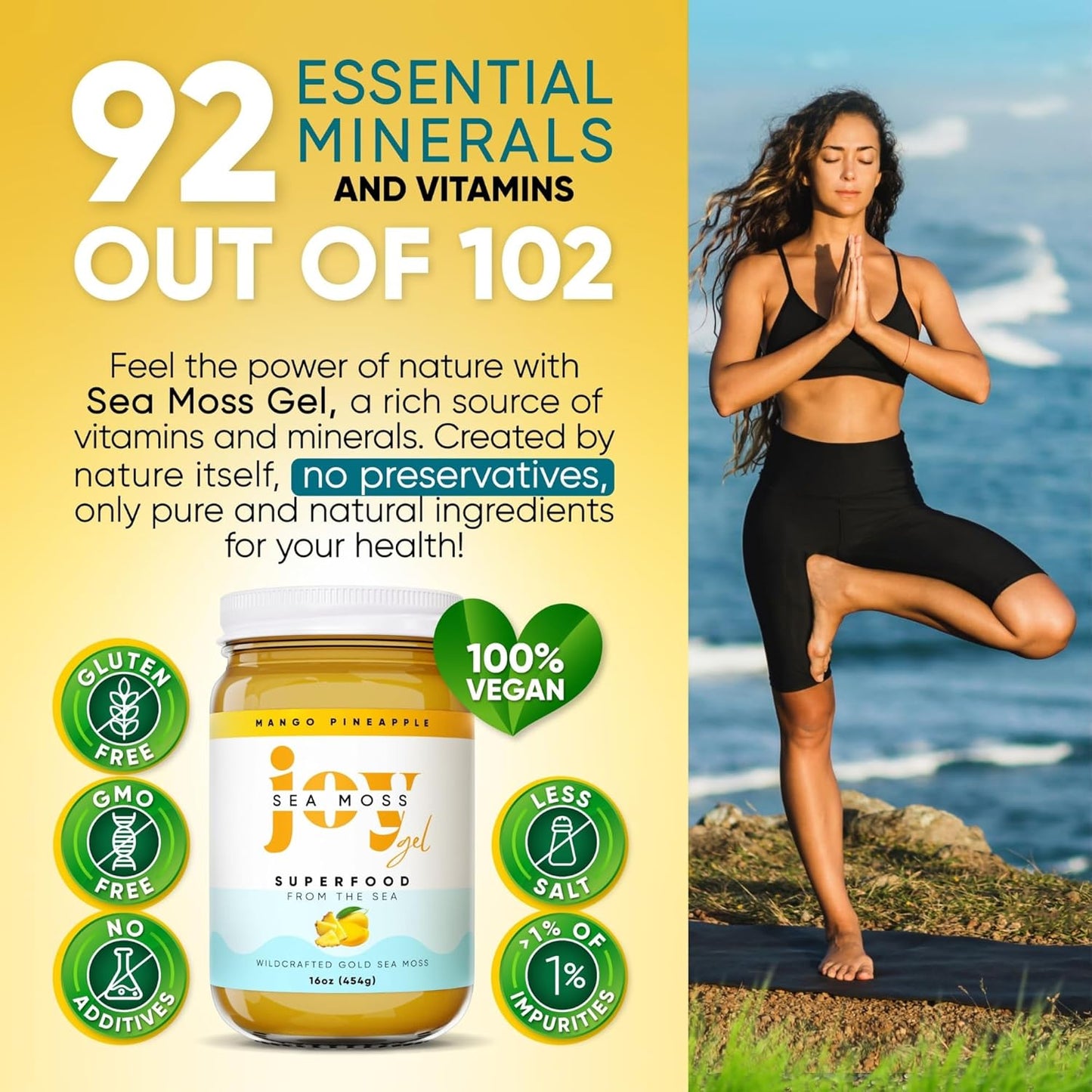 Tropical Sea Moss Gel (Mango & Pineapple)