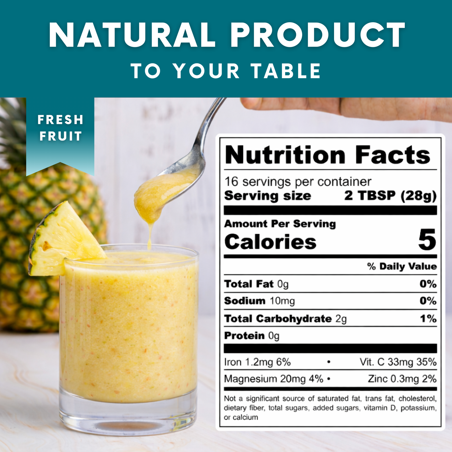 Pineapple Sea Moss Gel