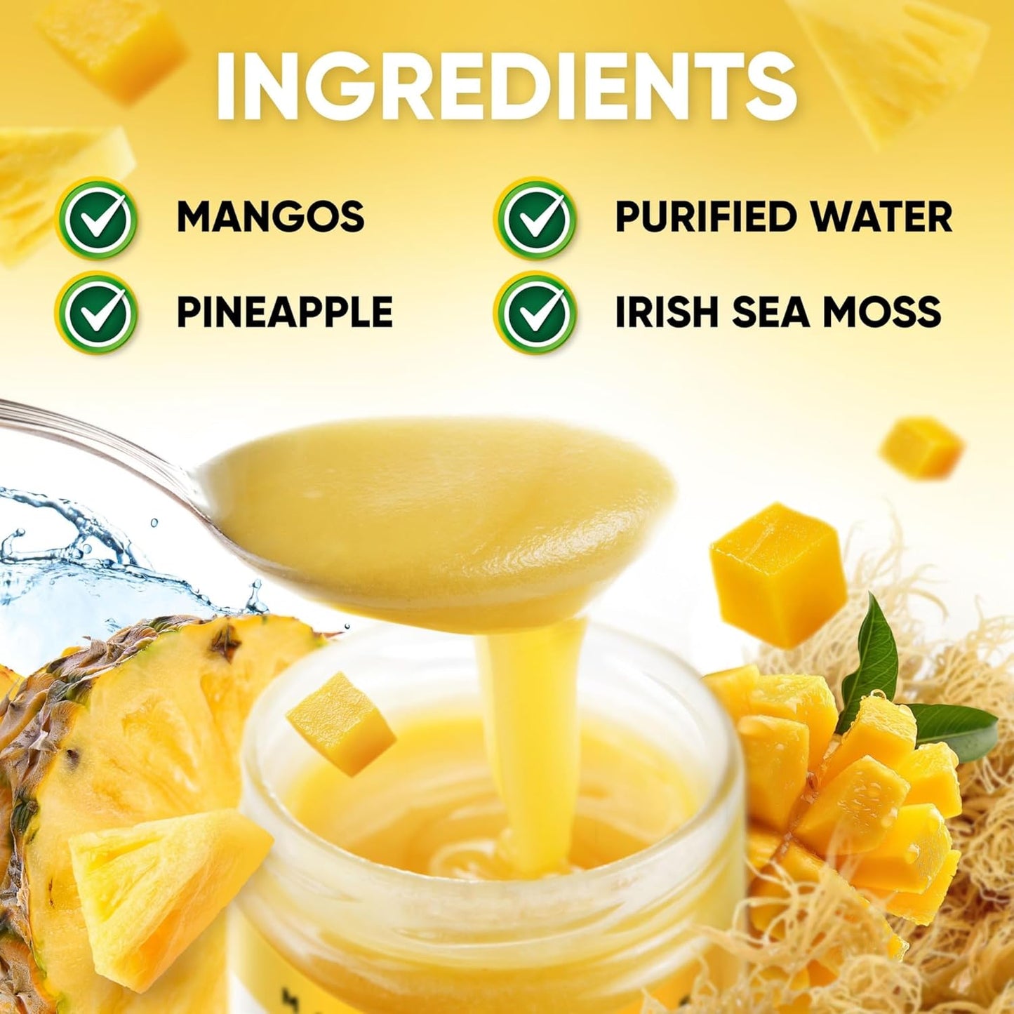 Tropical Sea Moss Gel (Mango & Pineapple)