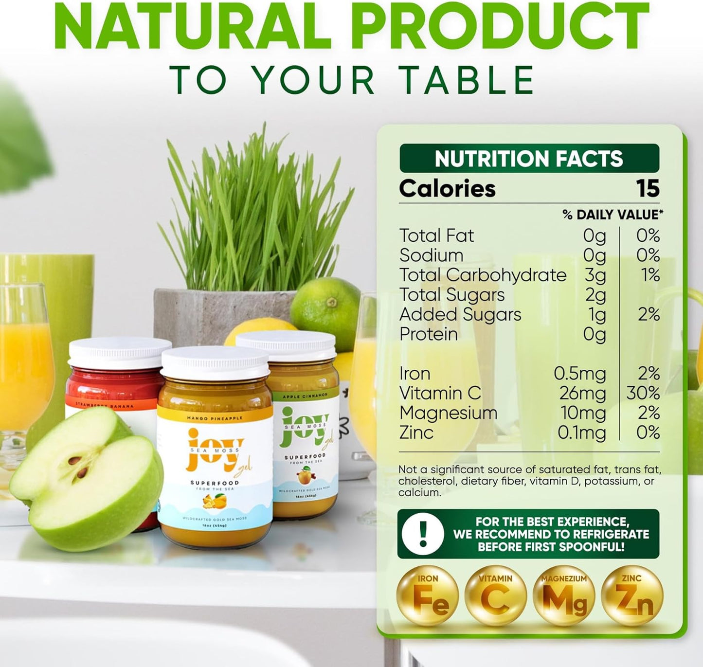 Apple Cinnamon Sea Moss Gel