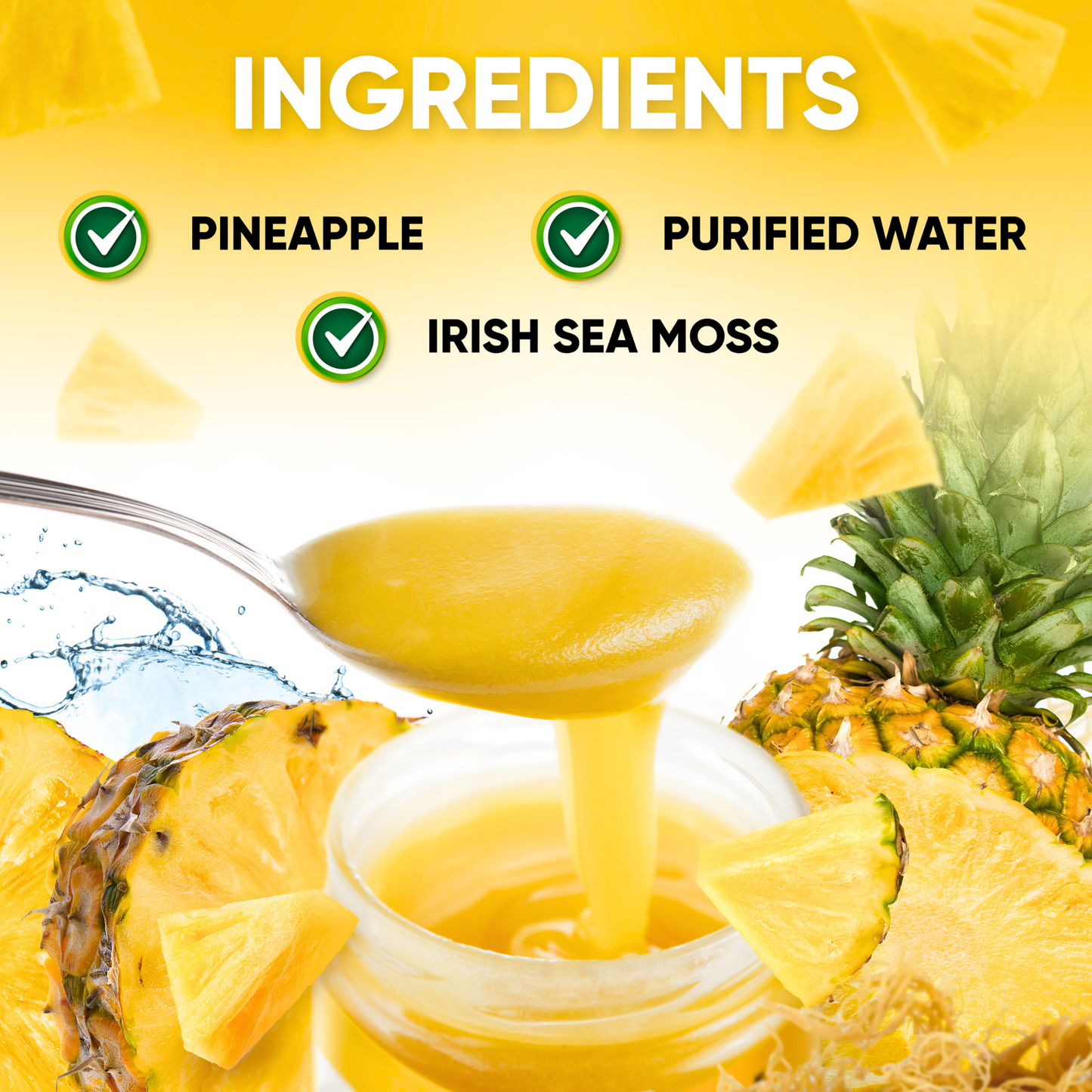 Pineapple Sea Moss Gel