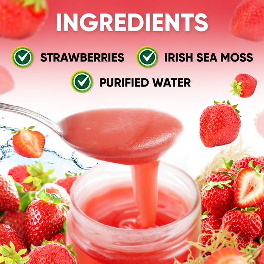 Strawberry Sea Moss Gel